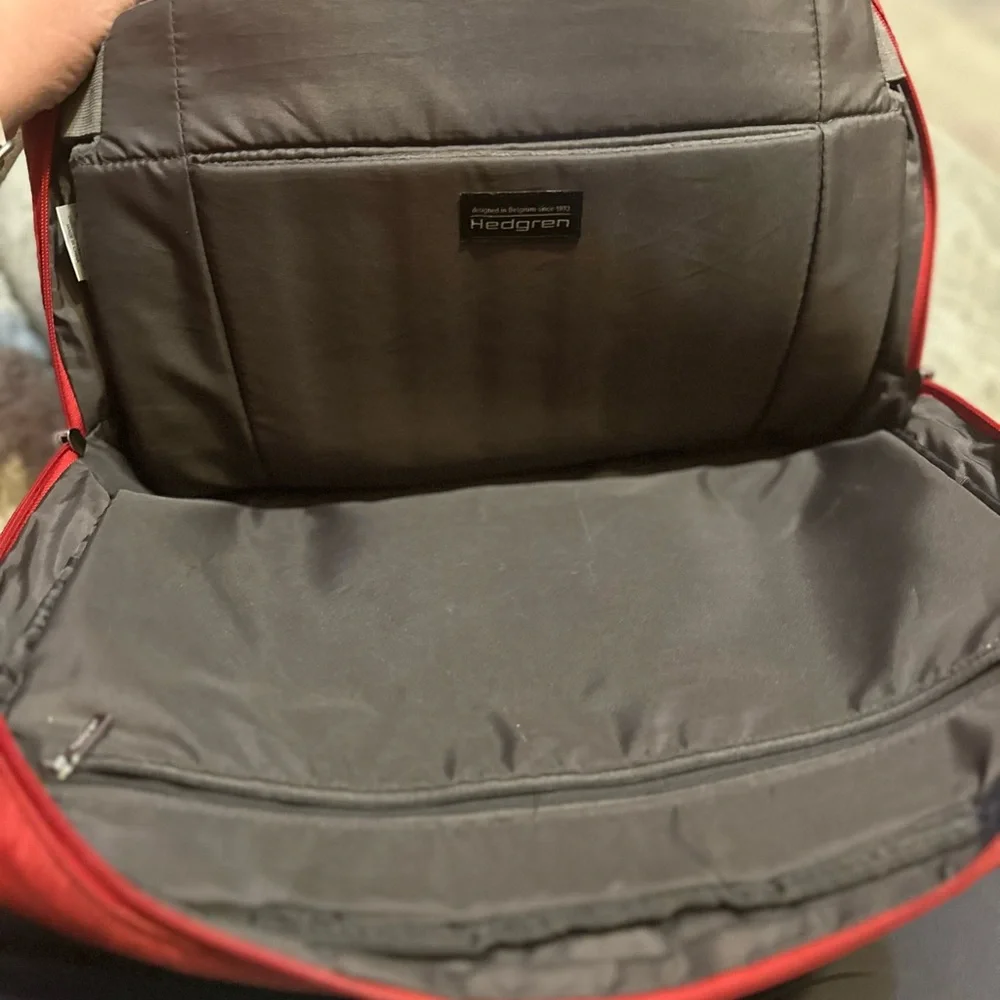 Hedgren Red Quilted‎ Women's Laptop Bag